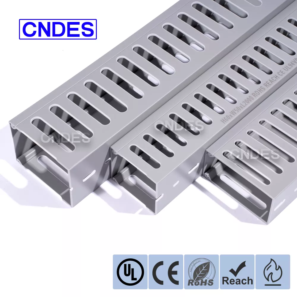 Кабельный короб из ПВХ с закрытым пазом